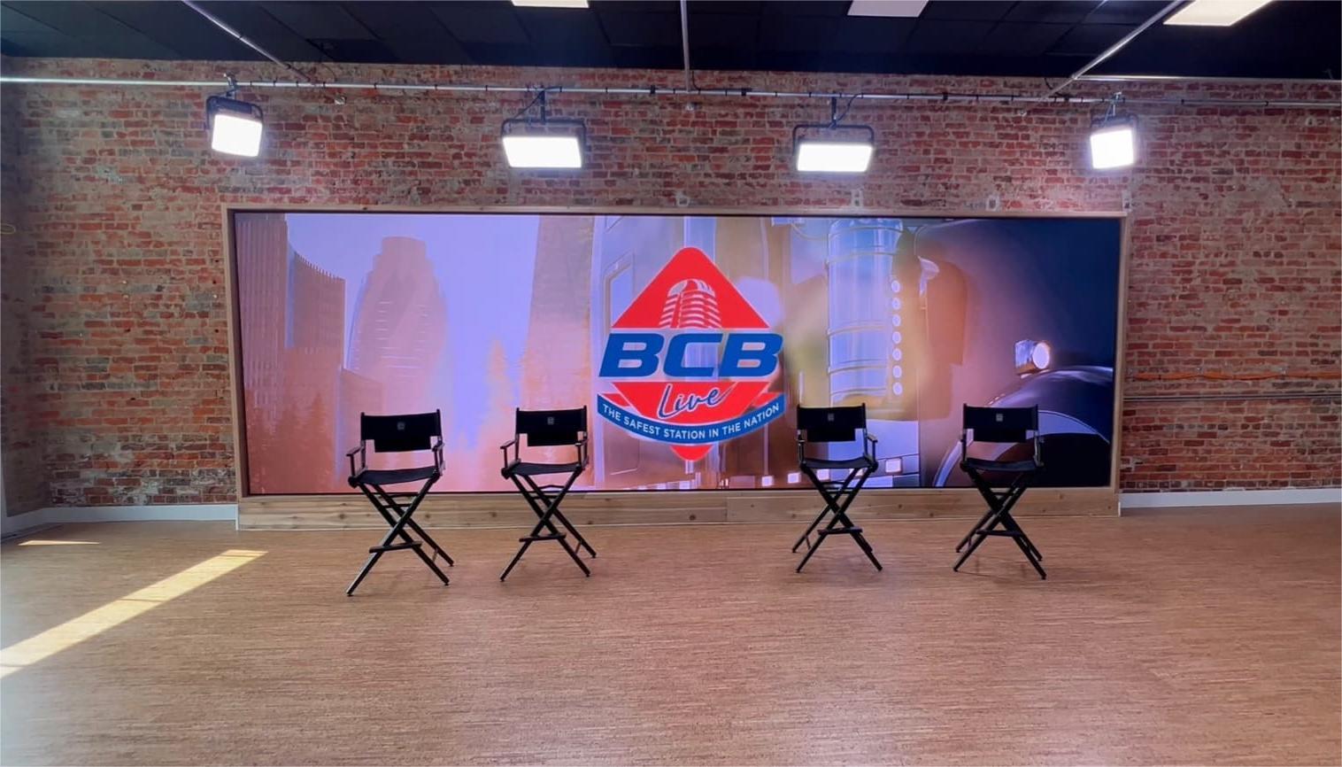 Indoor LED Video Wall at BCB Live's Broadcast Studio