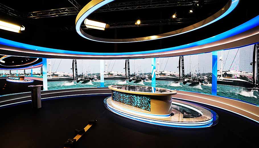 Switzerland TV Station Indoor LED Display Solution