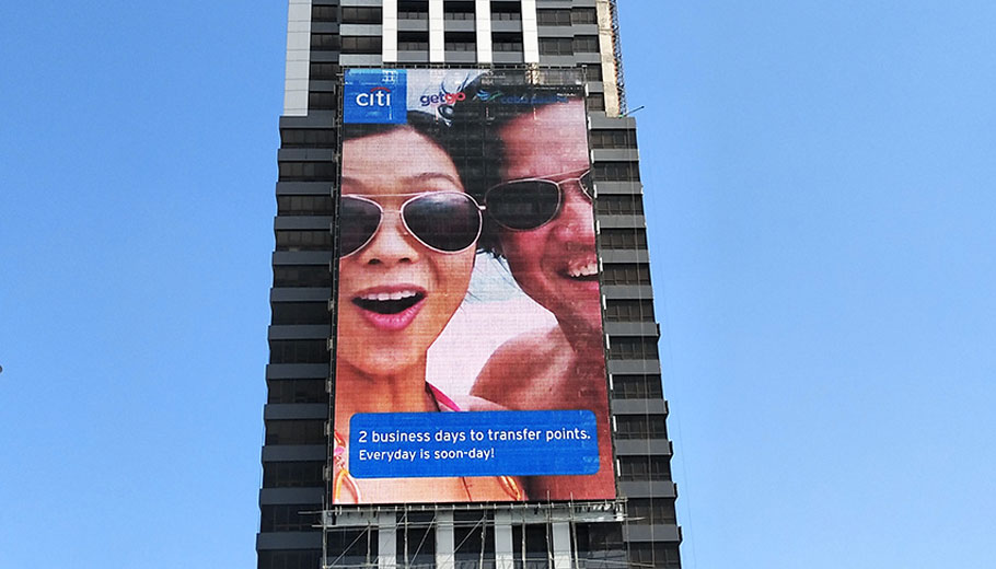 Large Screen Commercial LED Mesh Display System in the Philippines