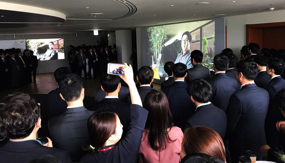 Company Conference Room LED Display System in South Korea