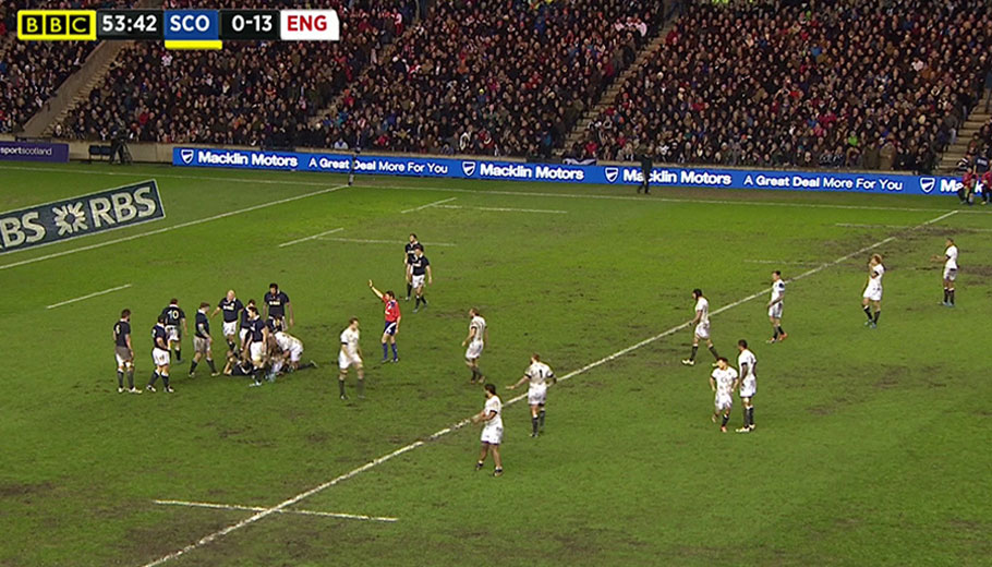 London Rugby Field Perimeter Sport LED Display System